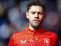 FC Twente forward Mitchell van Bergen plays during the match between Feyenoord and Twente at the Feyenoord stadium De Kuip for the Dutch Ere...