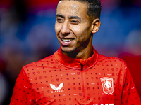 FC Twente defender Anass Salah-Eddine plays during the match between Feyenoord and Twente at the Feyenoord stadium De Kuip for the Dutch Ere...