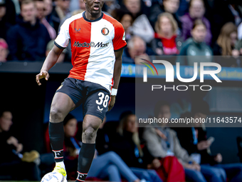 Feyenoord Rotterdam forward Ibrahim Osman plays during the match between Feyenoord and Twente at the Feyenoord stadium De Kuip for the Dutch...