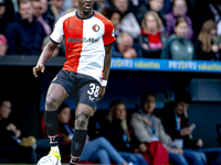 Feyenoord Rotterdam forward Ibrahim Osman plays during the match between Feyenoord and Twente at the Feyenoord stadium De Kuip for the Dutch...