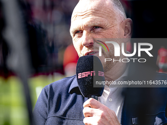 FC Twente trainer Joseph Oosting is present during the match between Feyenoord and Twente at the Feyenoord stadium De Kuip for the Dutch Ere...