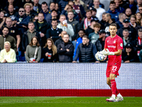 Feyenoord Rotterdam goalkeeper Timon Wellenreuther plays during the match between Feyenoord and Twente at the Feyenoord stadium De Kuip for...