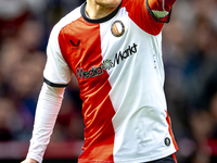 Feyenoord Rotterdam forward Ayase Ueda plays during the match between Feyenoord and Twente at the Feyenoord stadium De Kuip for the Dutch Er...