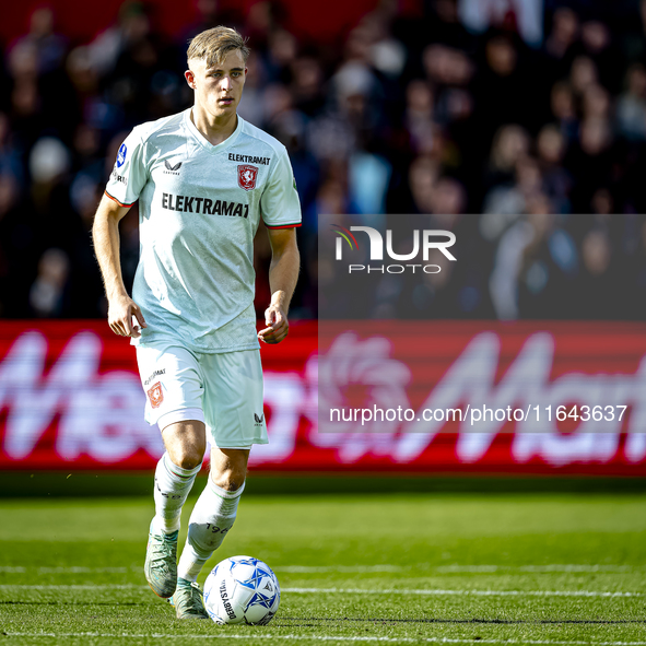 FC Twente defender Max Bruns plays during the match between Feyenoord and Twente at the Feyenoord stadium De Kuip for the Dutch Eredivisie s...