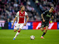 AFC Ajax Amsterdam midfielder Jordan Henderson plays during the match between Ajax and Groningen at the Johan Cruijff ArenA for the Dutch Er...