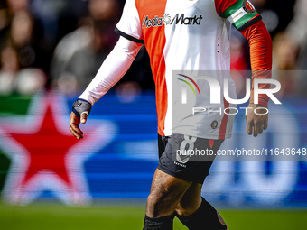 Feyenoord Rotterdam midfielder Quinten Timber plays during the match between Feyenoord and Twente at the Feyenoord stadium De Kuip for the D...