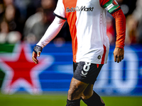 Feyenoord Rotterdam midfielder Quinten Timber plays during the match between Feyenoord and Twente at the Feyenoord stadium De Kuip for the D...