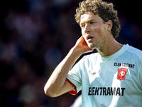 FC Twente forward Sam Lammers plays during the match between Feyenoord and Twente at the Feyenoord stadium De Kuip for the Dutch Eredivisie...