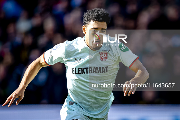 FC Twente forward Sayf Ltaief plays during the match between Feyenoord and Twente at the Feyenoord stadium De Kuip for the Dutch Eredivisie...