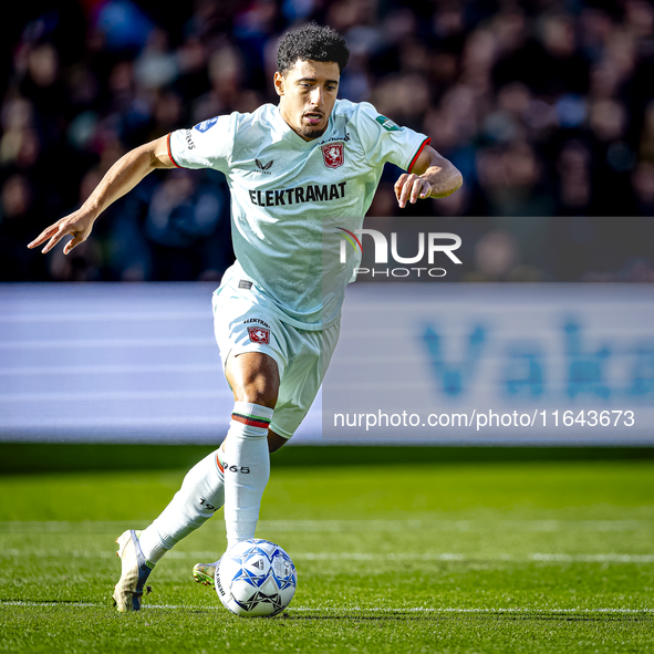 FC Twente forward Sayf Ltaief plays during the match between Feyenoord and Twente at the Feyenoord stadium De Kuip for the Dutch Eredivisie...