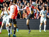 Feyenoord Rotterdam midfielder Ramiz Zerrouki plays during the match between Feyenoord and Twente at the Feyenoord stadium De Kuip for the D...