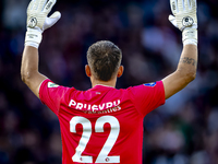 Feyenoord Rotterdam goalkeeper Timon Wellenreuther plays during the match between Feyenoord and Twente at the Feyenoord stadium De Kuip for...