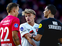 FC Twente midfielder Sem Steijn plays during the match between Feyenoord and Twente at the Feyenoord stadium De Kuip for the Dutch Eredivisi...