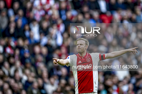 AFC Ajax Amsterdam midfielder Davy Klaassen plays during the match between Ajax and Groningen at the Johan Cruijff ArenA for the Dutch Eredi...