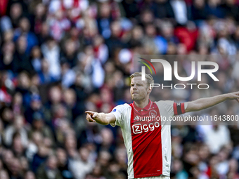 AFC Ajax Amsterdam midfielder Davy Klaassen plays during the match between Ajax and Groningen at the Johan Cruijff ArenA for the Dutch Eredi...