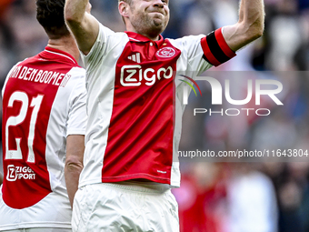 AFC Ajax Amsterdam midfielder Davy Klaassen plays during the match between Ajax and Groningen at the Johan Cruijff ArenA for the Dutch Eredi...