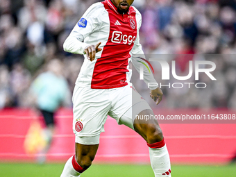 AFC Ajax Amsterdam forward Chuba Akpom plays during the match between Ajax and Groningen at the Johan Cruijff ArenA for the Dutch Eredivisie...