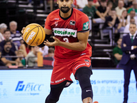 Gian Clavell of Coviran Granada is in action during the Liga Endesa ACB league basketball match between Coviran Granada and Unicaja Malaga a...