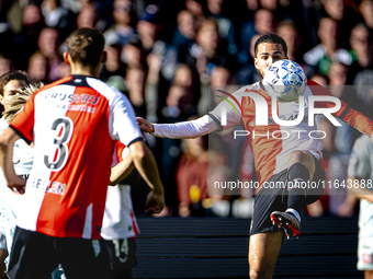 Feyenoord Rotterdam midfielder Ramiz Zerrouki plays during the match between Feyenoord and Twente at the Feyenoord stadium De Kuip for the D...