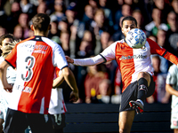 Feyenoord Rotterdam midfielder Ramiz Zerrouki plays during the match between Feyenoord and Twente at the Feyenoord stadium De Kuip for the D...