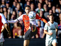 Feyenoord Rotterdam midfielder Ramiz Zerrouki plays during the match between Feyenoord and Twente at the Feyenoord stadium De Kuip for the D...