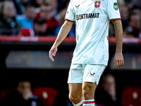 FC Twente forward Mitchell van Bergen plays during the match between Feyenoord and Twente at the Feyenoord stadium De Kuip for the Dutch Ere...