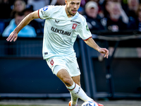 FC Twente forward Mitchell van Bergen plays during the match between Feyenoord and Twente at the Feyenoord stadium De Kuip for the Dutch Ere...