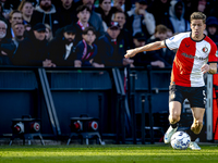 Feyenoord Rotterdam defender Gijs Smal plays during the match between Feyenoord and Twente at the Feyenoord stadium De Kuip for the Dutch Er...