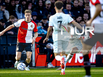 Feyenoord Rotterdam defender Gijs Smal plays during the match between Feyenoord and Twente at the Feyenoord stadium De Kuip for the Dutch Er...