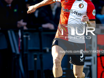 Feyenoord Rotterdam defender Gijs Smal plays during the match between Feyenoord and Twente at the Feyenoord stadium De Kuip for the Dutch Er...