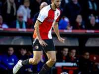 Feyenoord Rotterdam defender Facundo Gonzalez plays during the match between Feyenoord and Twente at the Feyenoord stadium De Kuip for the D...