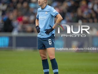 Vivianne Miedema #6 of Manchester City W.F.C. during the Barclays FA Women's Super League match between Manchester City and West Ham United...