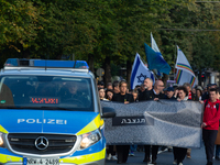 Hundreds of people take part in the ''Bring Them Home'' march to mark the first anniversary of the October 7 Hamas attack, which creates a r...