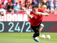 Alex Padilla plays during the match between Girona FC and Athletic Club, corresponding to week 9 of LaLiga EA Sport, at the Montilivi Stadiu...