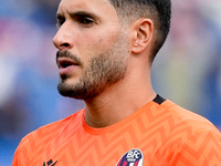 Federico Ravaglia of Bologna FC looks on during the Serie A Enilive match between Bologna FC and Parma Calcio 1903 at Stadio Renato Dall'Ara...