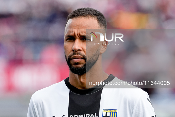 Hernani of Parma Calcio 1903 looks on during the Serie A Enilive match between Bologna FC and Parma Calcio 1903 at Stadio Renato Dall'Ara on...