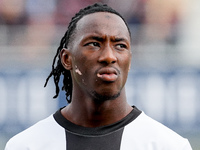 Woyo Coulibaly of Parma Calcio 1903 looks on during the Serie A Enilive match between Bologna FC and Parma Calcio 1903 at Stadio Renato Dall...