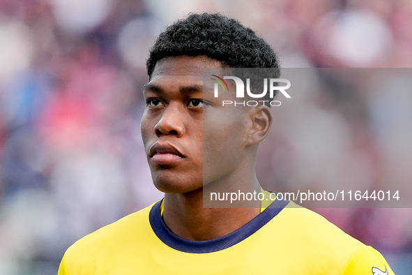 Zion Suzuki of Parma Calcio 1903 looks on during the Serie A Enilive match between Bologna FC and Parma Calcio 1903 at Stadio Renato Dall'Ar...