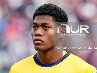 Zion Suzuki of Parma Calcio 1903 looks on during the Serie A Enilive match between Bologna FC and Parma Calcio 1903 at Stadio Renato Dall'Ar...