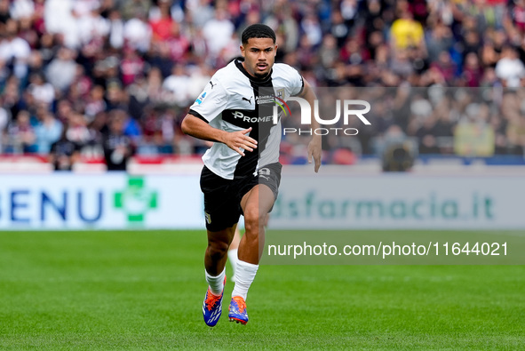 Simon Sohm of Parma Calcio 1903 during the Serie A Enilive match between Bologna FC and Parma Calcio 1903 at Stadio Renato Dall'Ara on Octob...