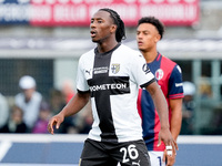 Woyo Coulibaly of Parma Calcio 1903 during the Serie A Enilive match between Bologna FC and Parma Calcio 1903 at Stadio Renato Dall'Ara on O...