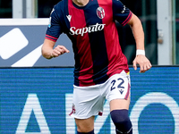 Charalampos Lykogiannis of Bologna FC during the Serie A Enilive match between Bologna FC and Parma Calcio 1903 at Stadio Renato Dall'Ara on...