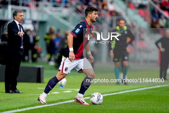 Riccardo Orsolini of Bologna FC during the Serie A Enilive match between Bologna FC and Parma Calcio 1903 at Stadio Renato Dall'Ara on Octob...