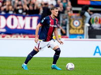 Sam Beukema of Bologna FC during the Serie A Enilive match between Bologna FC and Parma Calcio 1903 at Stadio Renato Dall'Ara on October 06,...