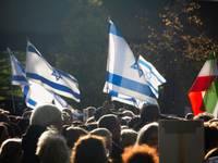 Hundreds of people take part in the ''Bring Them Home'' march to mark the first anniversary of the October 7 Hamas attack, which creates a r...