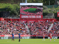 The stadium appears during the match between Girona FC and Athletic Club, corresponding to week 9 of LaLiga EA Sport, at the Montilivi Stadi...