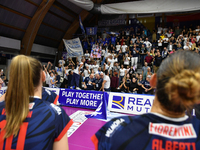 Reale Mutua Fenera Chieri '76 celebrates the team's victory to make the score 3-2 during the Italian women's Serie A1 Volleyball championshi...