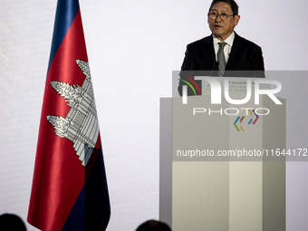 Chenda Sophea Sok, Vice-Premier Ministre of Cambodia, the country that will host the next Francophonie Summit, attends the second and final...