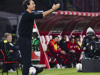 Alessandro Nesta participates in the Serie A match between AC Monza and AS Roma at U-Power Stadium in Monza, Italy, on October 6, 2024. (