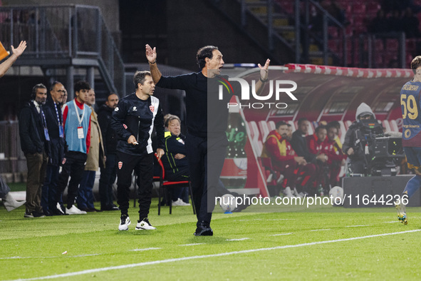 Alessandro Nesta participates in the Serie A match between AC Monza and AS Roma at U-Power Stadium in Monza, Italy, on October 6, 2024. 